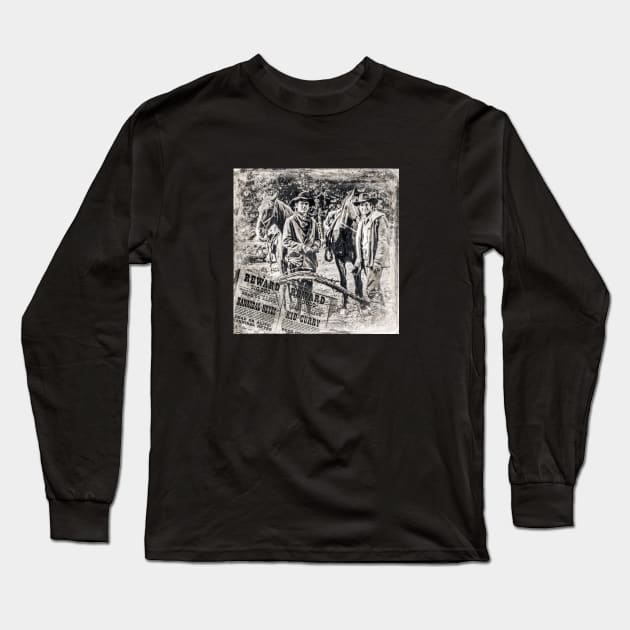 Wanted Smith & Jones Long Sleeve T-Shirt by WichitaRed
